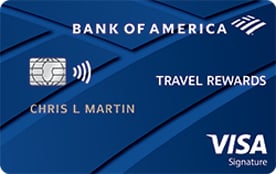 o Bank of America® prêmios de Viagem do Cartão de Crédito Comentário