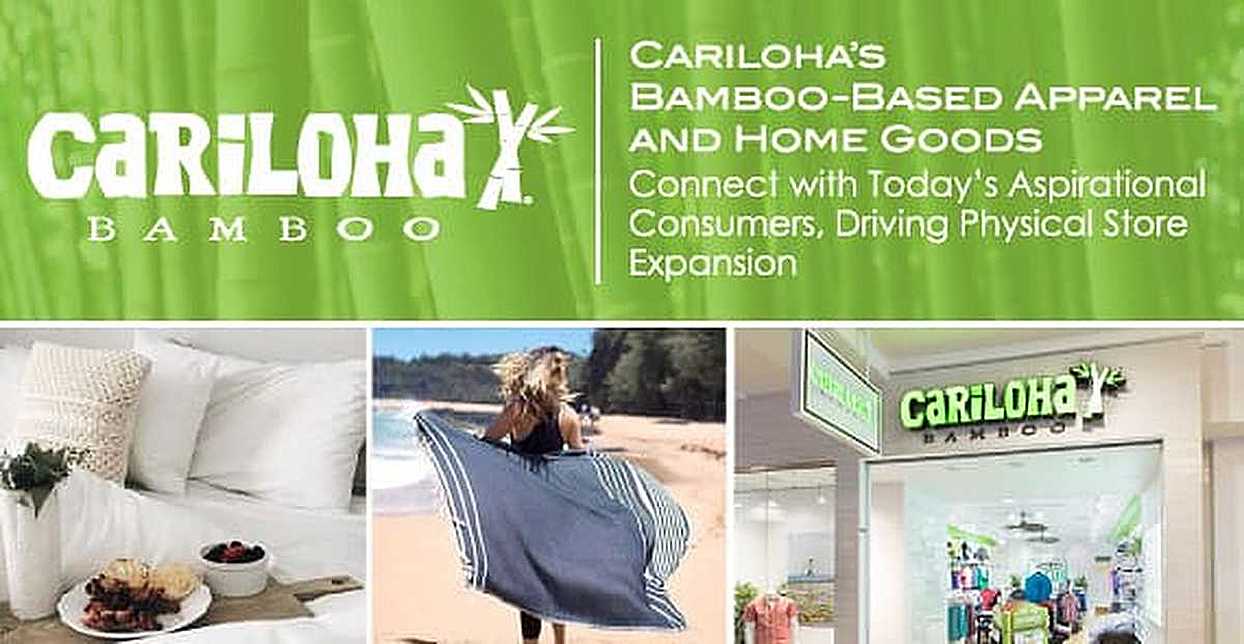 Cariloha s Bamboo Based Apparel and Home Goods Connect with