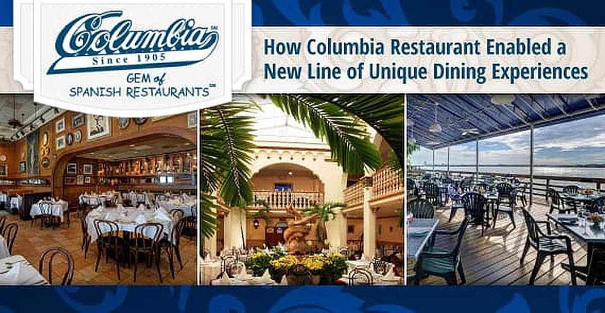How the Success of Columbia Restaurant Enabled a New Line of Unique