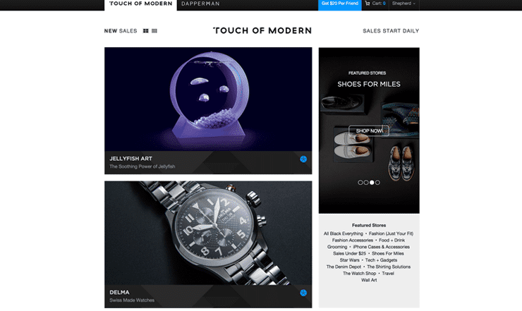 Touch of Modern™ Keeps Male Tastemakers Coming Back with ...