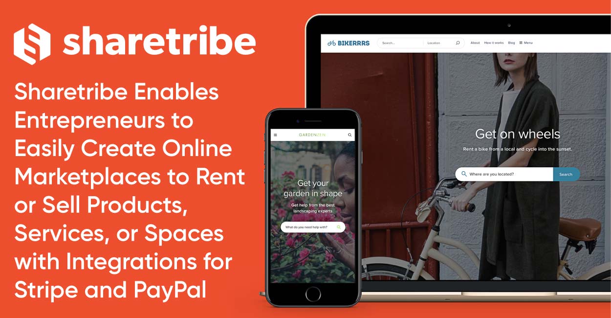 Sharetribe Enables Entrepreneurs To Easily Create Online Marketplaces ...